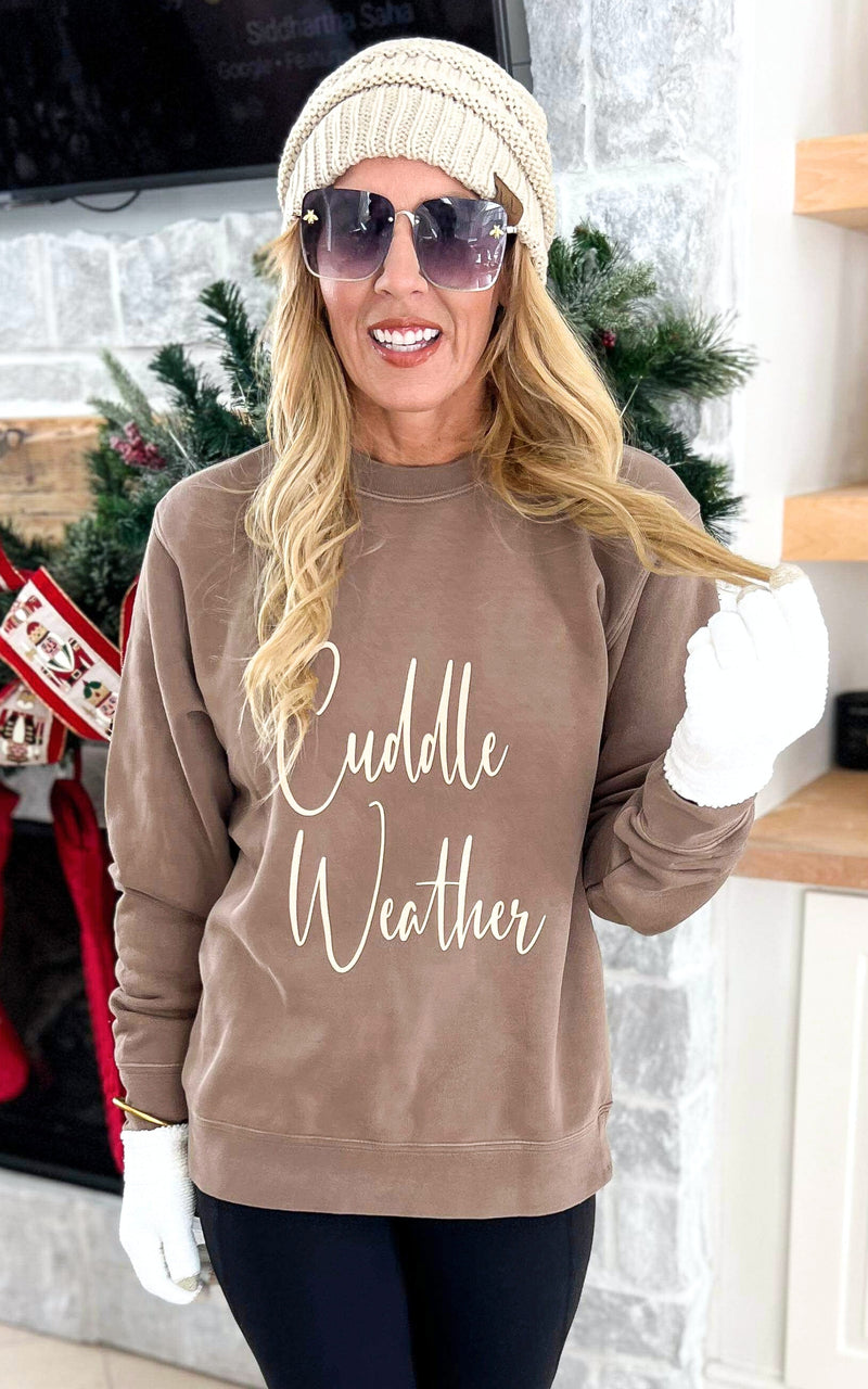 Cuddle Weather Crewneck Sweatshirt
