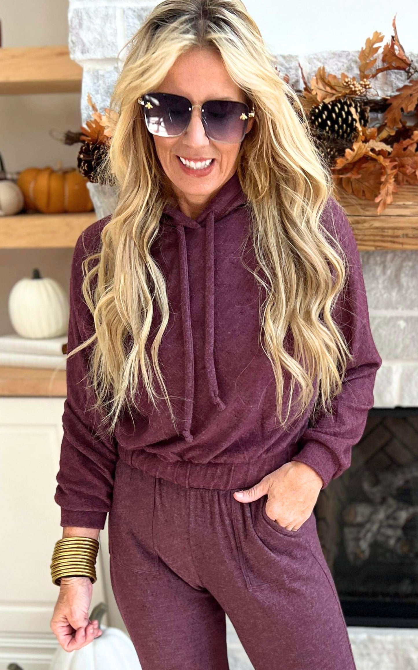 Cashmere Long Sleeve Hoodie