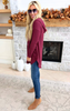 Solid Ribbed Hooded Cardigan - Final Sale