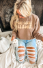 Hot Cocoa Pigment Dyed Sweatshirt**