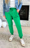 Kelly Green High Waisted Joggers