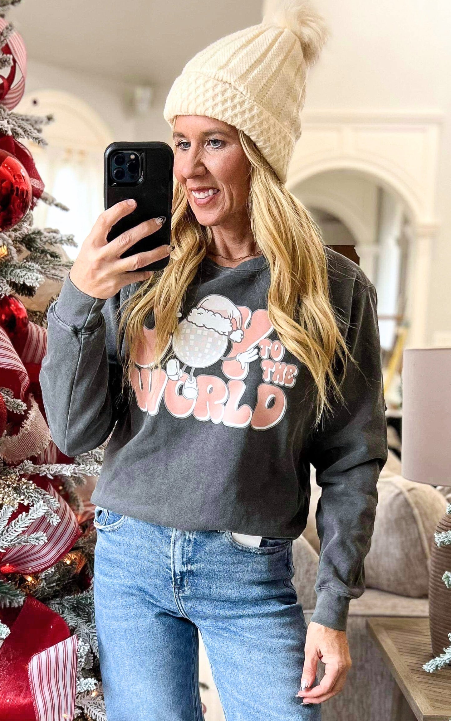 JOY TO THE WORLD SWEATSHIRT 