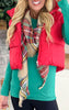 Classic Plaid Triangle Blanket Scarf - Final Sale