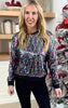 Rainbow Sequin Sweater Pullover - Final Sale