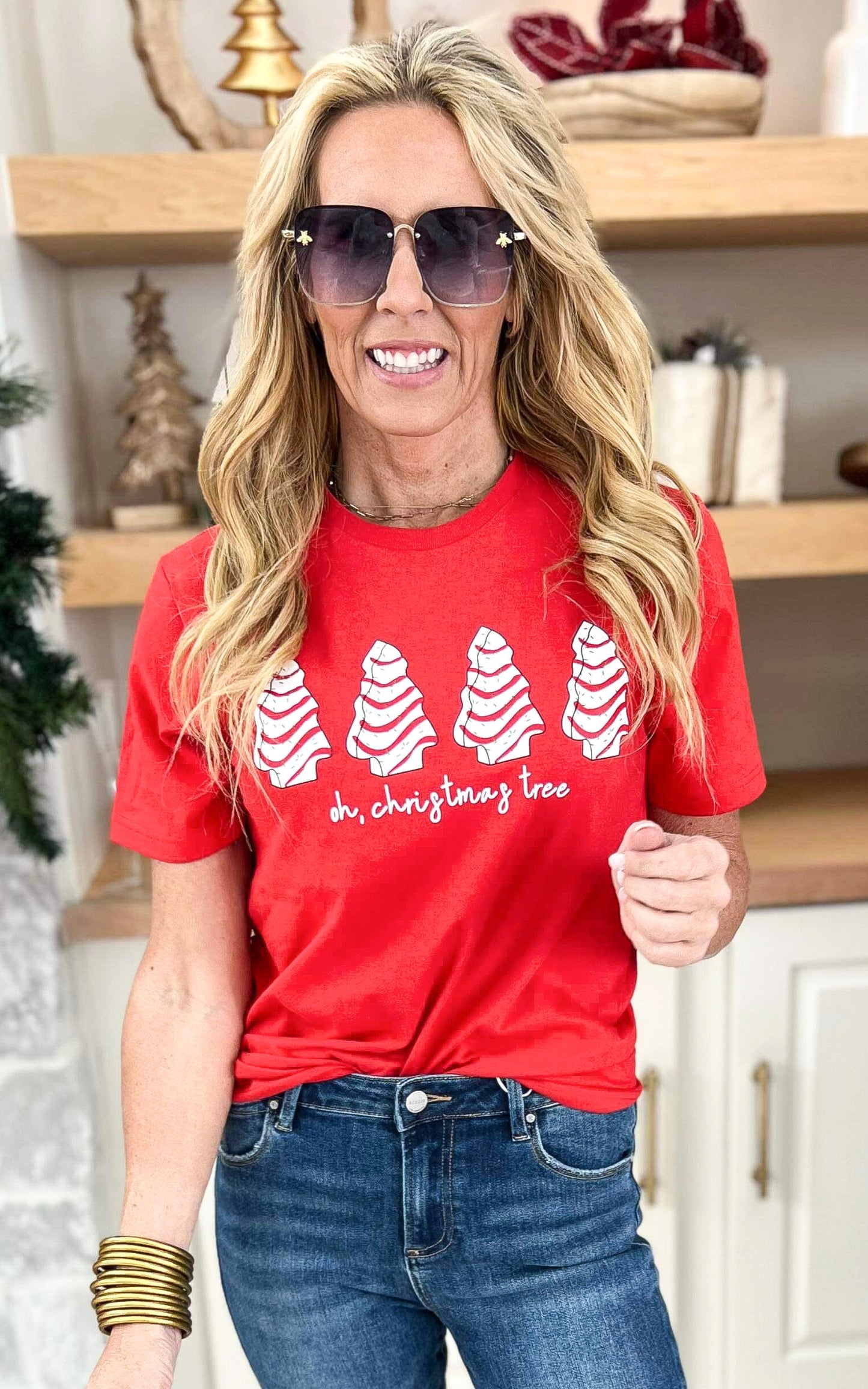 Oh, Christmas Tree Graphic T-shirt