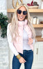 Pink Faux Leather Padded Vest