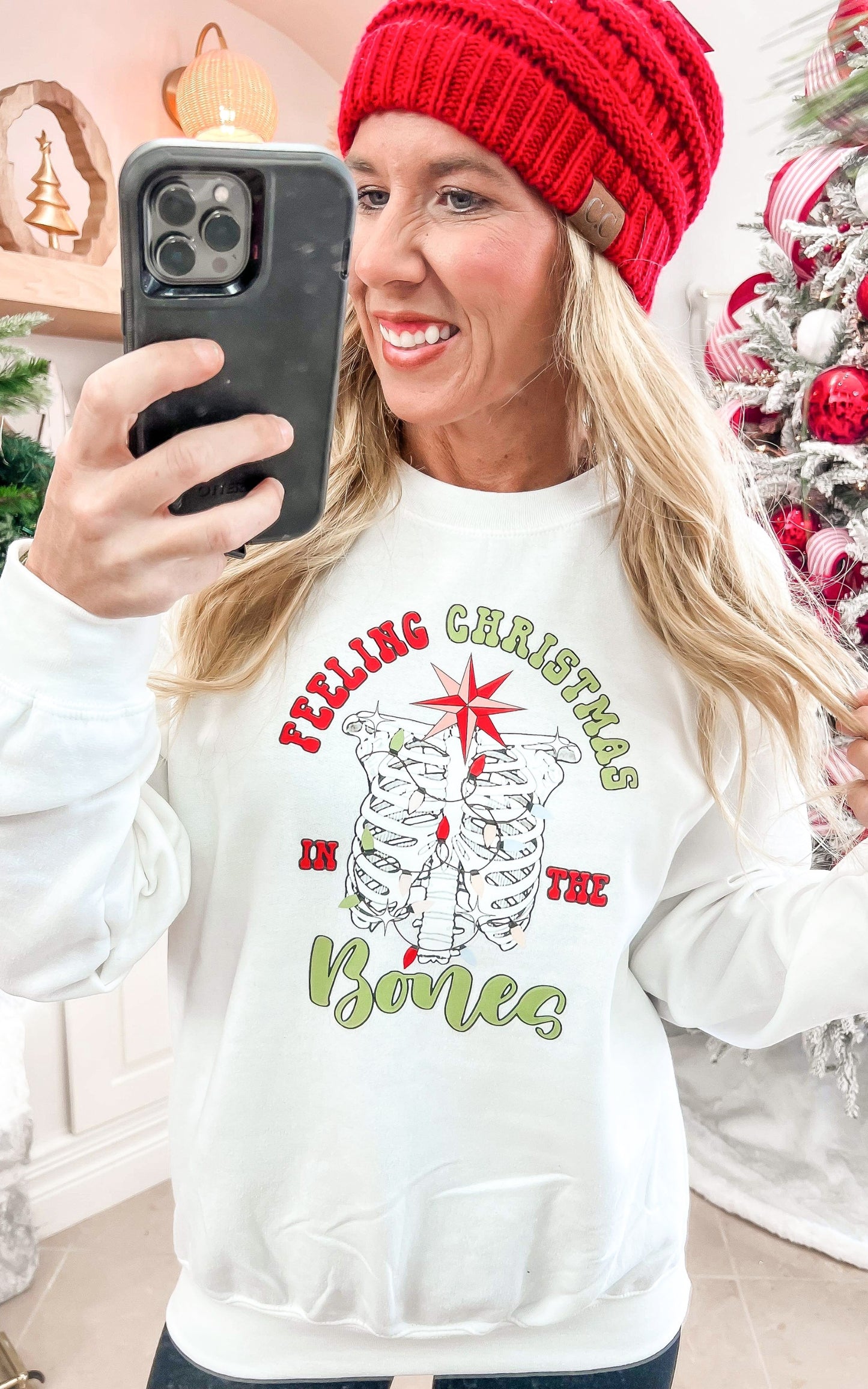 Feeling Christmas in my Bones Crewneck Sweatshirt