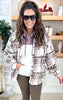 Taupe Faux Sherpa Coat