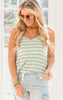 Reversible Stripe Cami Tank Top - Final Sale