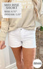 Mid Rise Acid Wash Frayed Cutoff Denim Shorts | Zenana (Part 2) - Final Sale