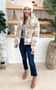 Taupe Plaid Boxy Jacket - Final Sale*