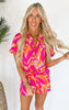 Poppin Fuchsia Print 2-Piece Set - Final Sale