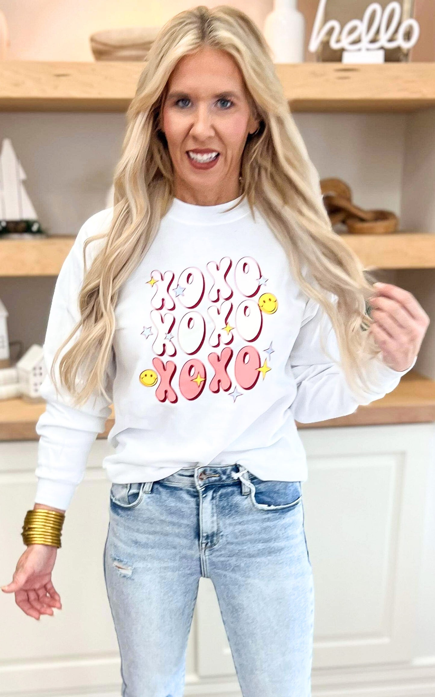 XoXo Crewneck Sweatshirt - Final Sale