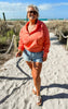 The Ava Everyday Coral Hoodie by Salty Wave