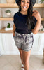 Vintage Grey Paperbag Shorts - Final Sale