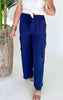 High Waisted Utility Wide Leg Pants