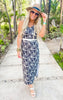 The Bella Everyday Black Palm Maxi Dress by Salty Wave