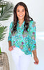 The Lizzy True Beauty Floral Blouse Top - Final Sale