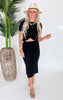 Keeping It Simple 2-Piece Set Short Sleeve Crop Top & Skirt - Final Sale