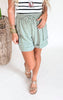 Lets Explore High Waisted Solid Knit Cargo Shorts - Final Sale