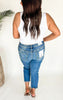 Stretch Super High Rise Mom Denim Jean - Mica