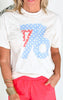 Cream 1776 Garment Dyed Graphic T-shirt - Final Sale