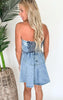 Domus Aurea Strapless Denim Dress - Final Sale