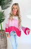 Oversized Knit Color Block Sweater by POL - Final Sale