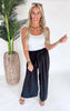 Better in Black Air Flow High-Waist Palazzo Pants - Final Sale