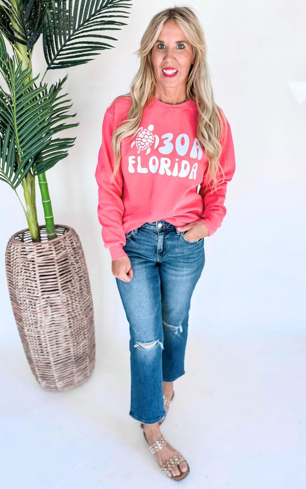 30A Florida Sweatshirt | Comfort Colors