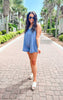 Seaside Brunch Sleeveless Romper w/ Pockets - Final Sale