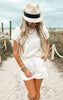 White Textured Short Set by Salty Wave (Top & Bottom)*DEAL