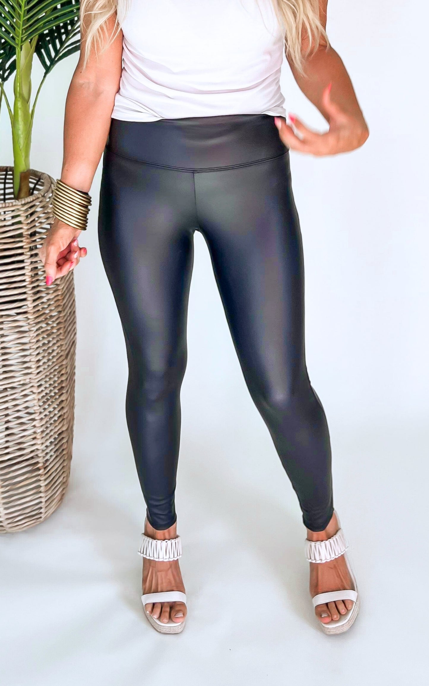 Faux Leather Leggings