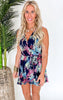 Tropical Sleeveless Floral Knit Dress - Final Sale