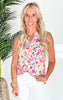 The Lizzy As it Was Sleeveless Blouse Top - Final Sale