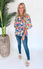 Spring Floral Kimono Top