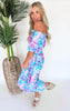 Whisk Me Away Floral Off the Shoulder Maxi Sundress - Final Sale