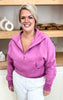 The Ava Mauve 1/2 Zip Mock Neck Sweatshirt by Salty Wave**DEAL-COUPON EXCLUDED