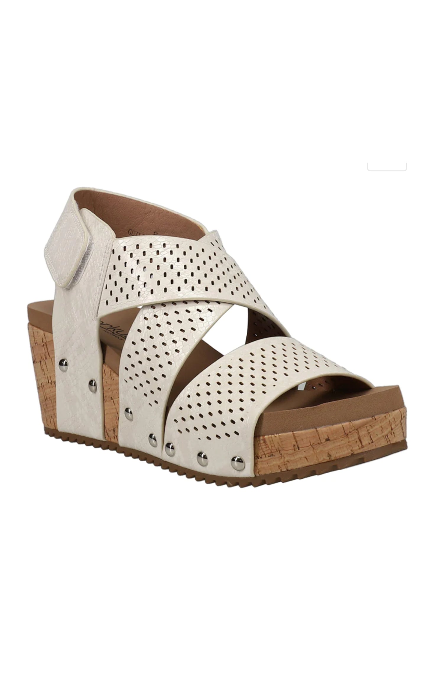 Corkys Guilty Pleasures Wedge Ivory - Final Sale