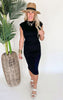 Stunningly Unstoppable Sleeveless Solid Knit Dress - Final Sale