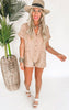 Relax A Little Linen Utility Romper - Spring 2025