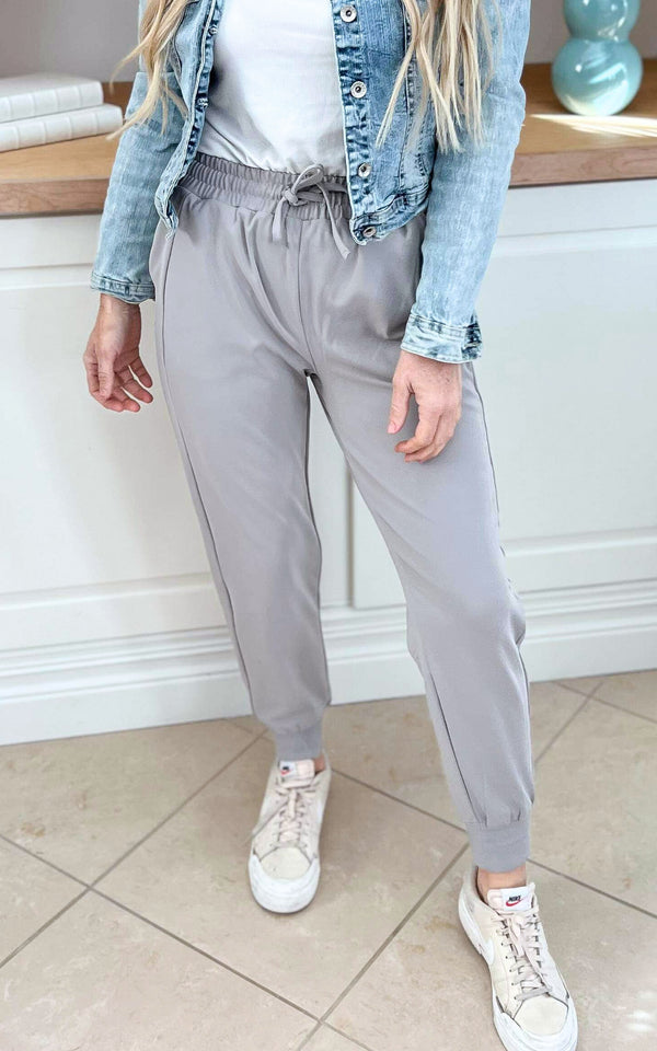 Misty Grey Everyday Joggers by Salty Wave