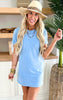 Boardwalk Washed Garment Dyed T-Shirt Dress - Final Sale