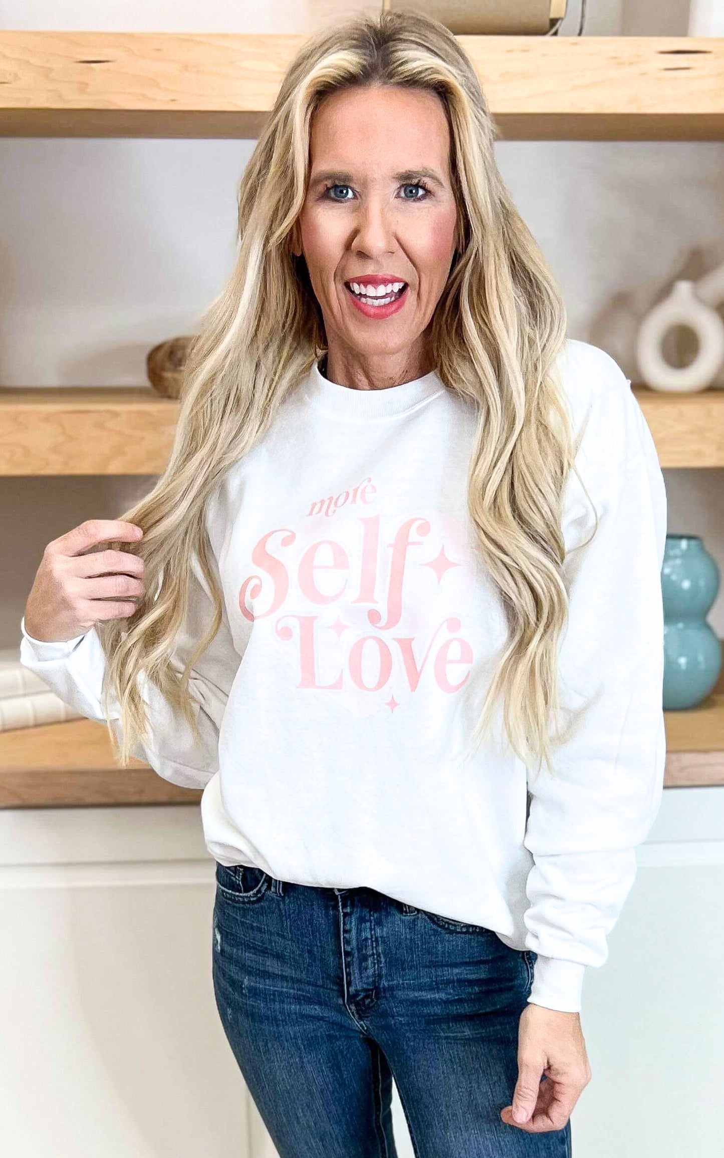 More Self Love Crewneck Sweatshirt