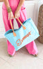 "Summer" Fringe Tote Bag