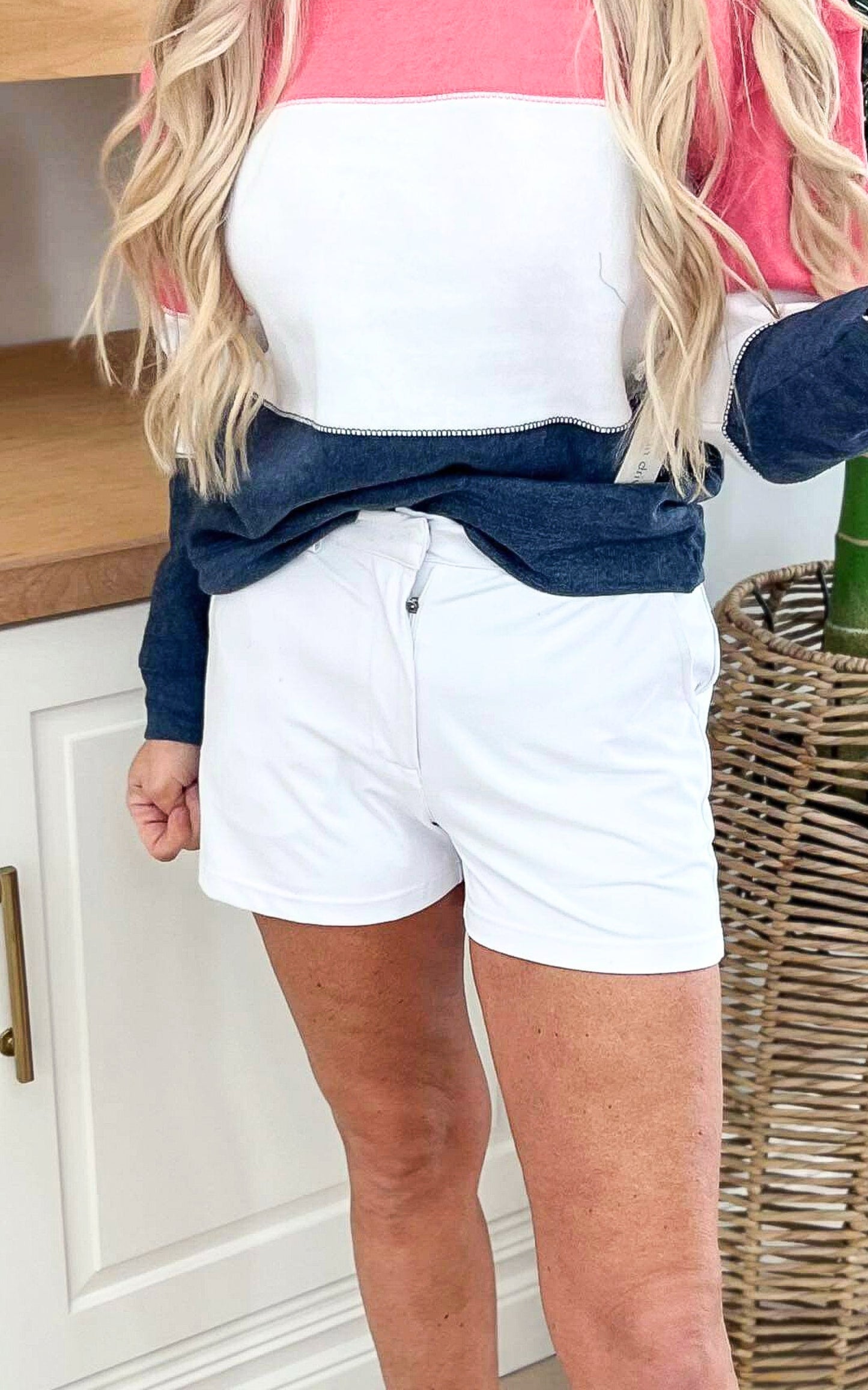 White Perfect Everyday Chino Shorts by Salty Wave***DEAL