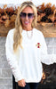 ISU Go Cyclones White Crewneck Sweatshirt