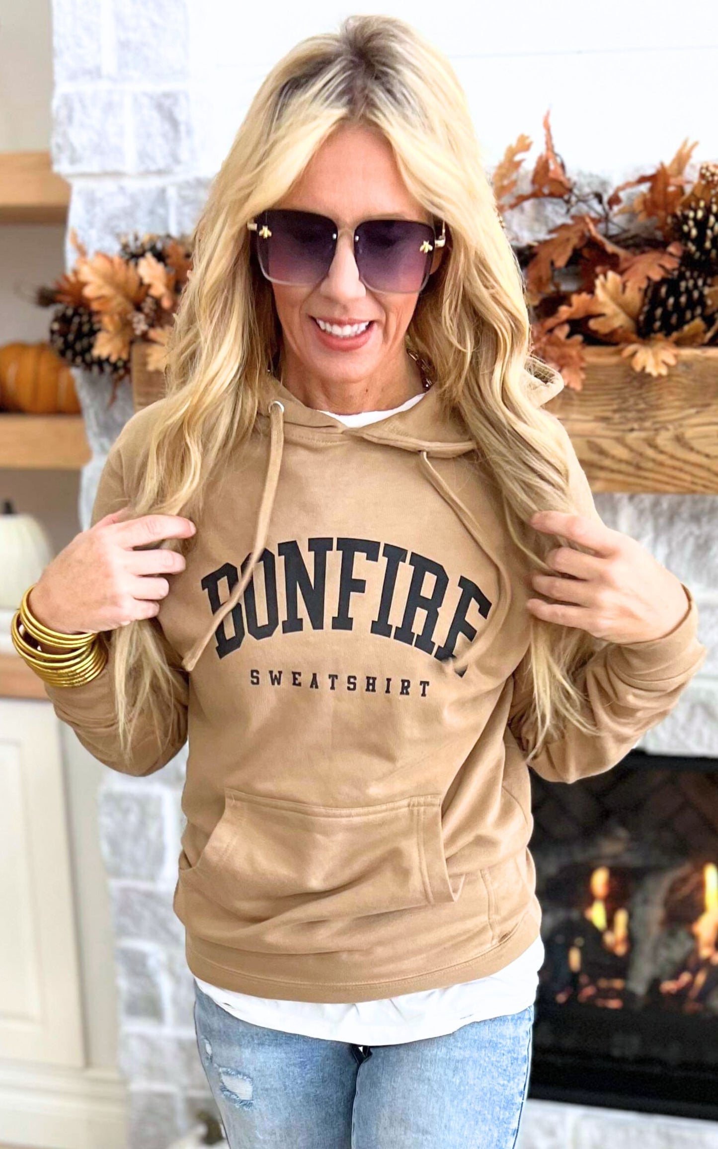 Bonfire Sweatshirt Hoodie** - Final Sale