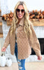 Warm and Cozy Quilted Button Down Jacket