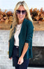 The Boyfriend Blazer - Hunter Green